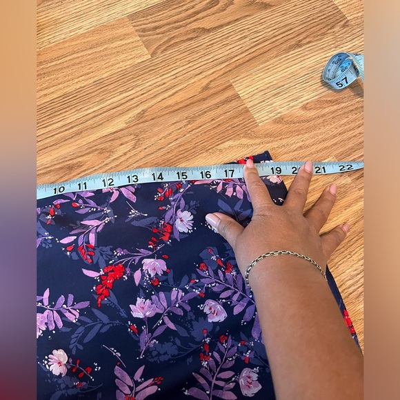 💜 Maison Jules midi length jumpsuit. Size medium. Gently used. 💜 - Picture 5 of 9